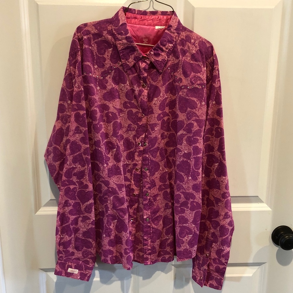 Purple Button Down Shirt